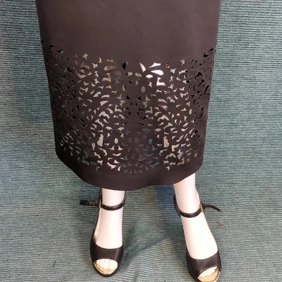 Clover Canyon Neoprene Laser Cut Out Midi-Dress - Picture 4 of 16